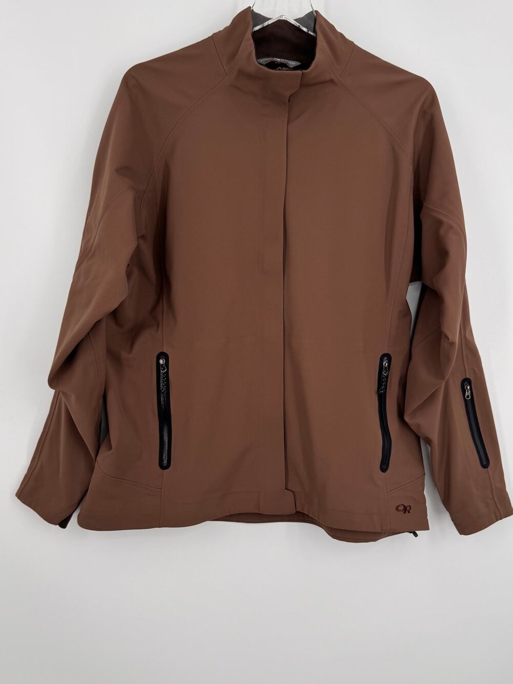 Outdoor Research Mithril jacket women's XL softshell waterproof mock neck nylon